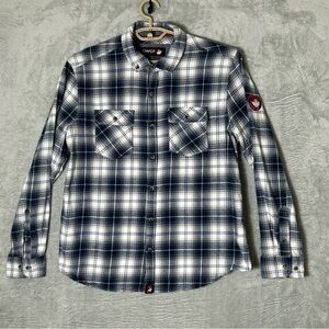 Canada Weathergear Flannel Shirt Mens‎ XL Plaid Button Up Outdoors Work Hiking